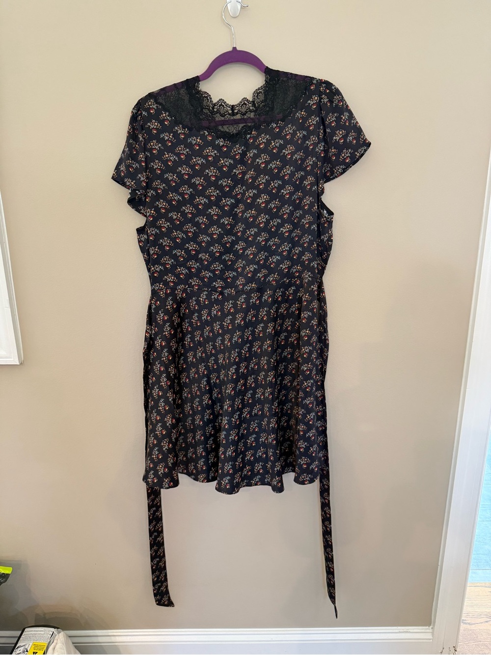Doen Ivy Mini Dress in Delphinium Floral | NWT | Size XXL - Picture 6 of 16